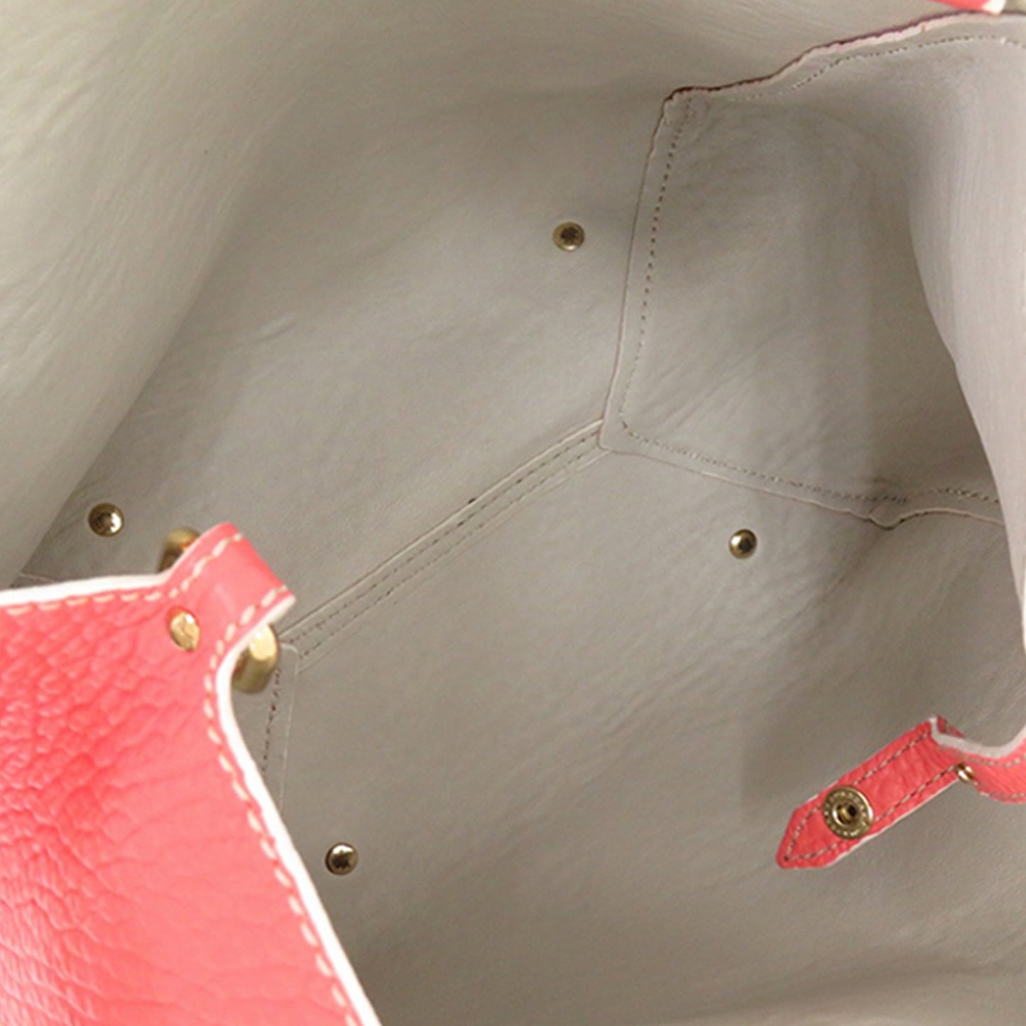 Small Embossed Grain Check Canterbury Tote
