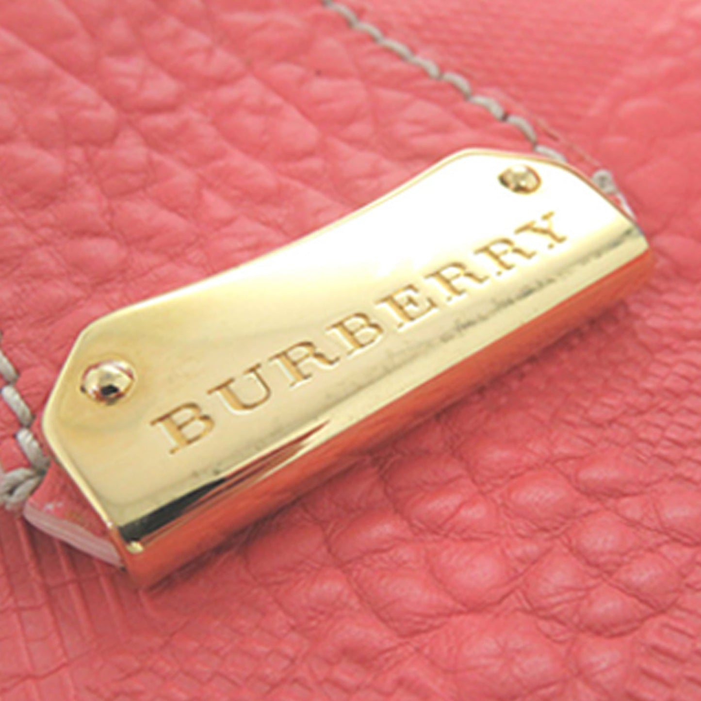 Small Embossed Grain Check Canterbury Tote