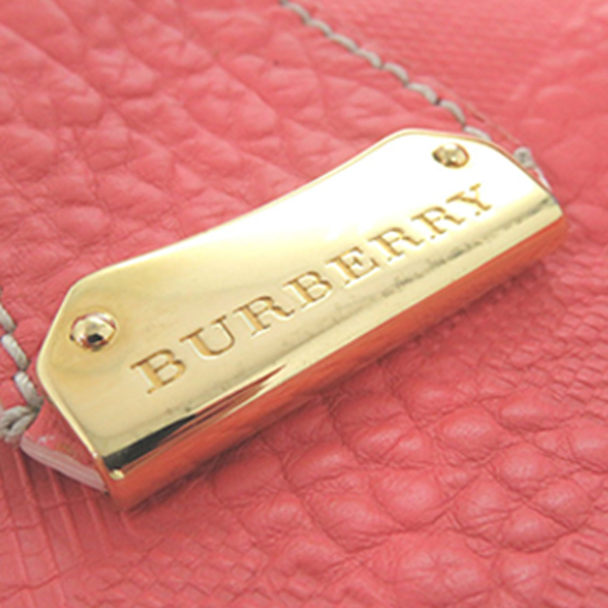 Small Embossed Grain Check Canterbury Tote