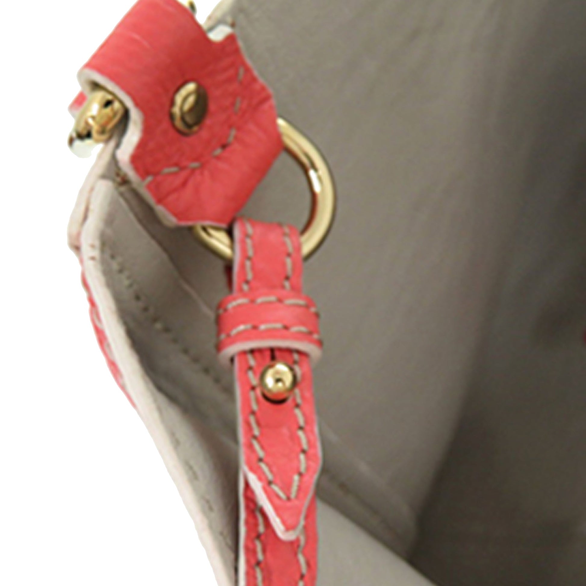 Small Embossed Grain Check Canterbury Tote