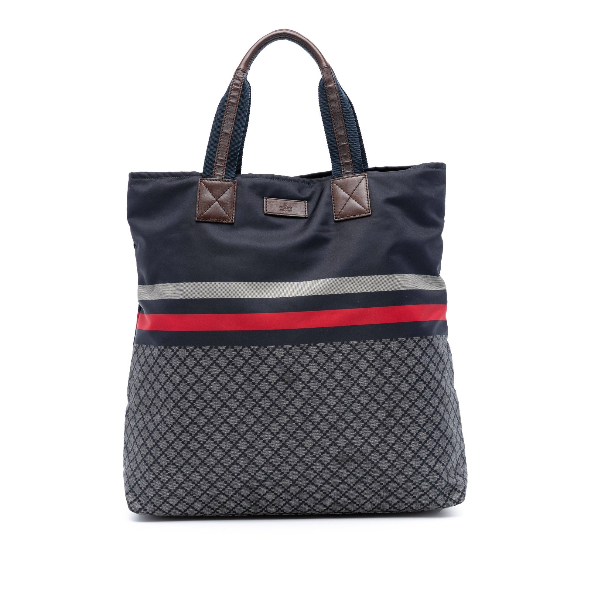 Gucci Diamante Web Nylon Tote