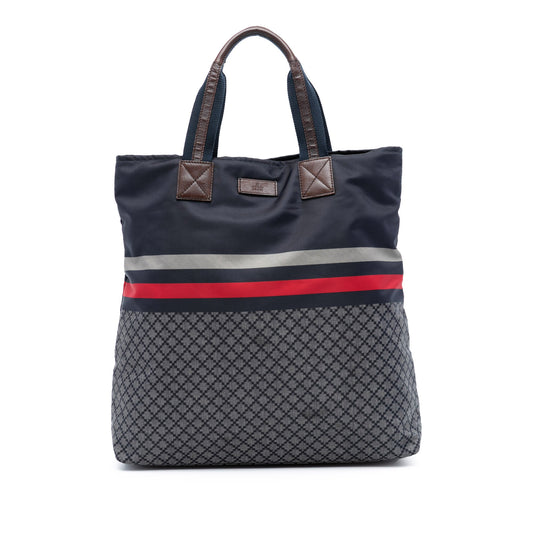 Gucci Diamante Web Nylon Tote