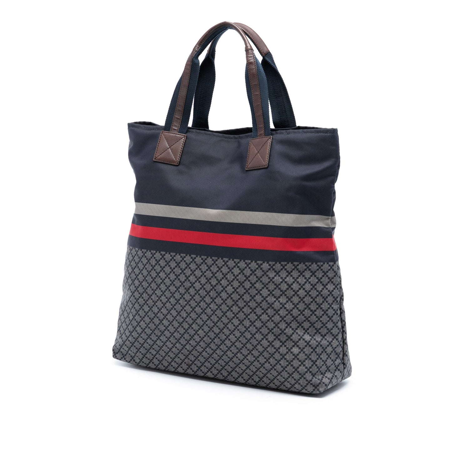 Gucci Diamante Web Nylon Tote
