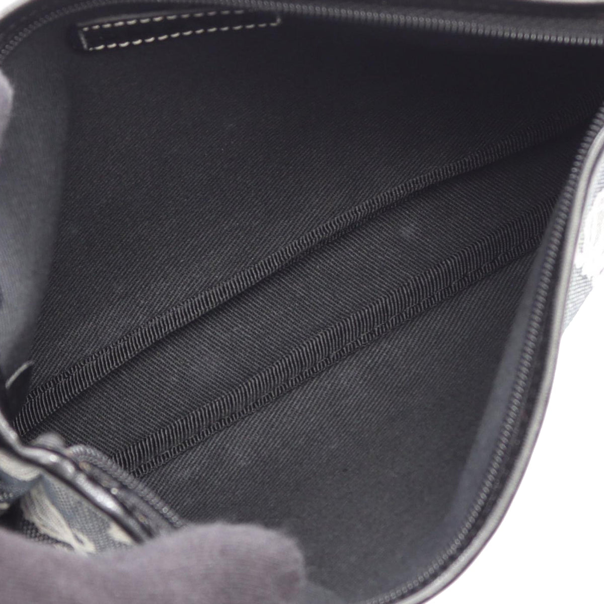 LOEWE Anagram Canvas Pochette — Gray