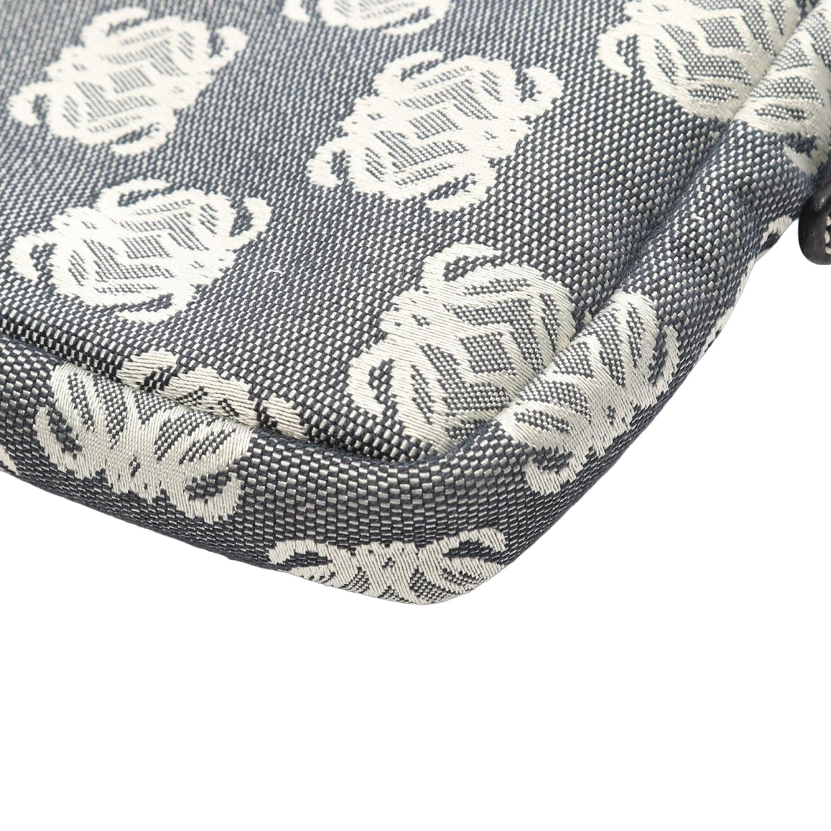 LOEWE Anagram Canvas Pochette — Gray
