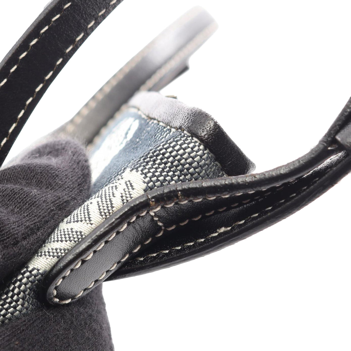 LOEWE Anagram Canvas Pochette — Gray