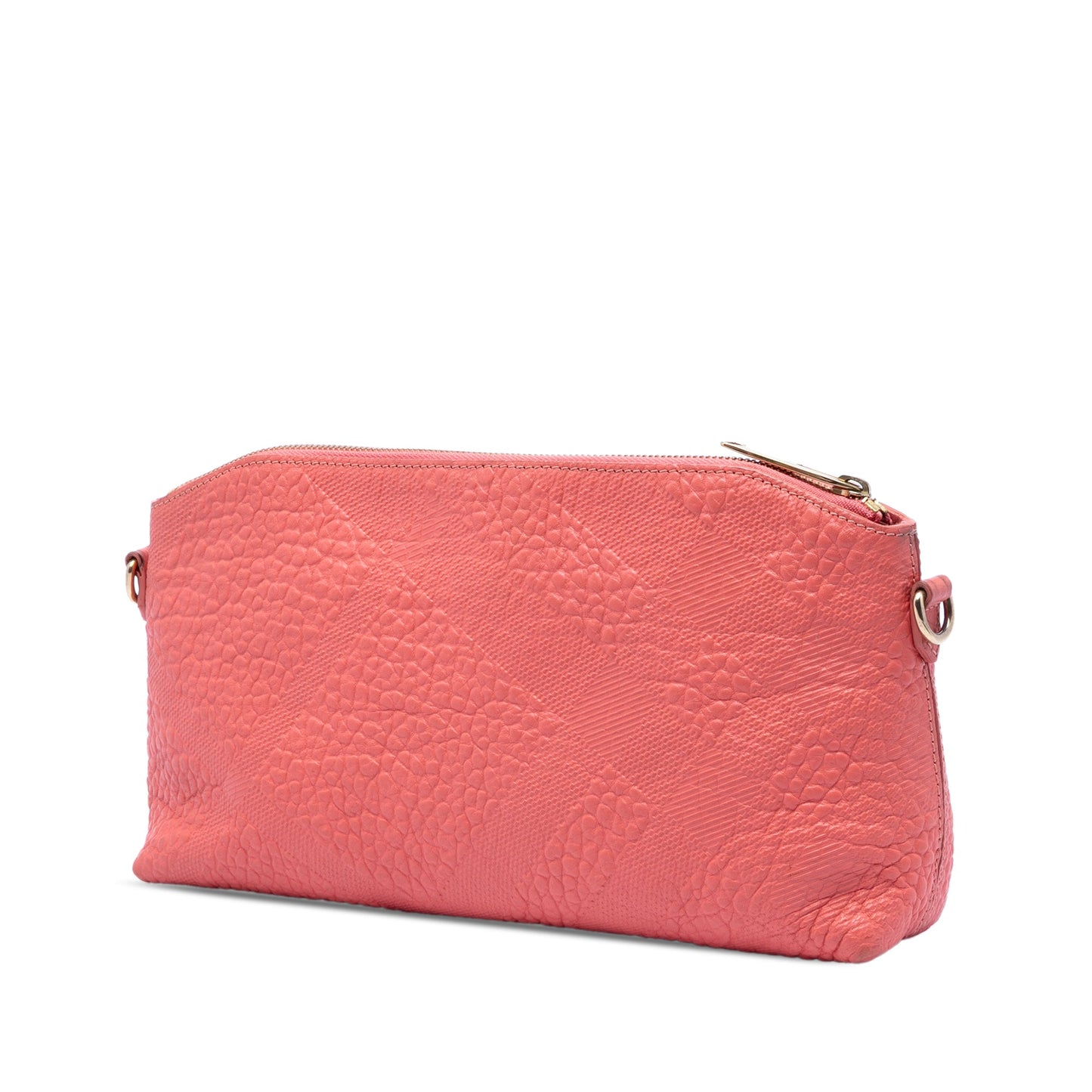 Burberry Small Grain Check Embossed Leather Chichester Crossbody