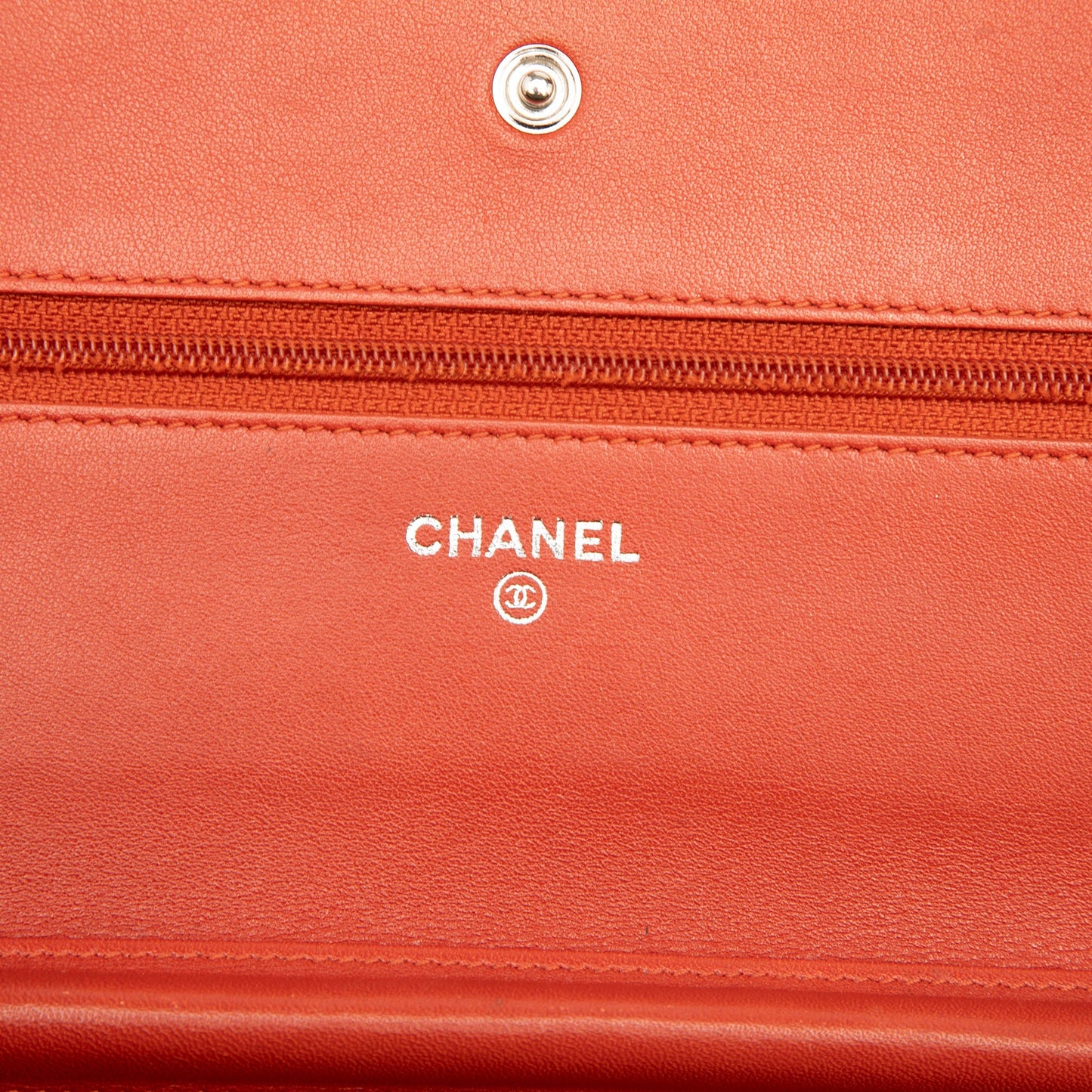 Chanel CC Caviar Wallet On Chain