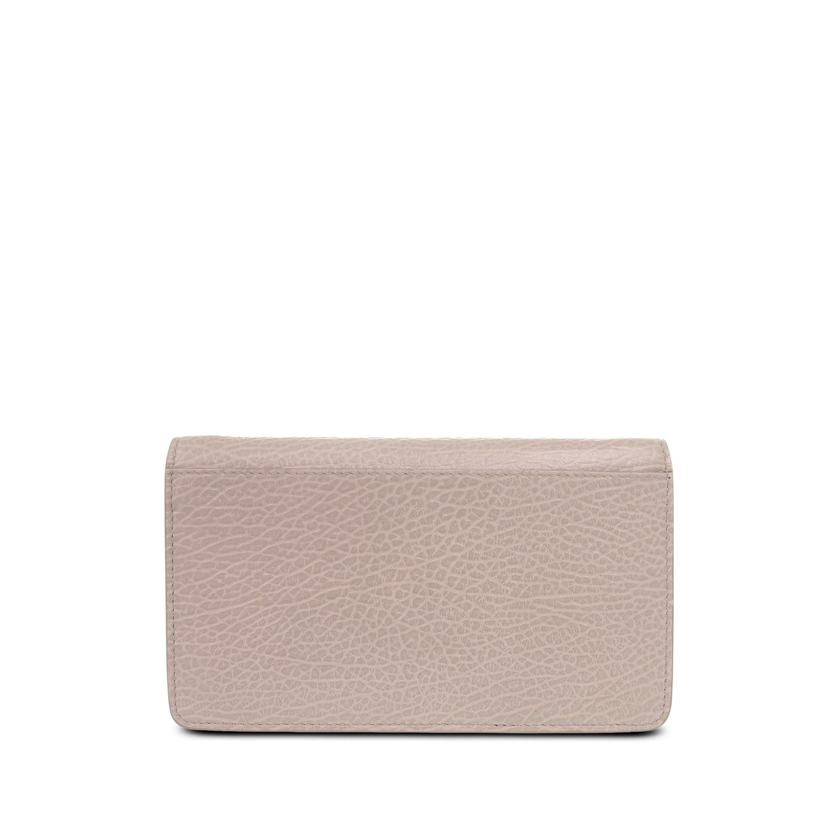 Maison Margiela Leather Wallet on Chain — Pink