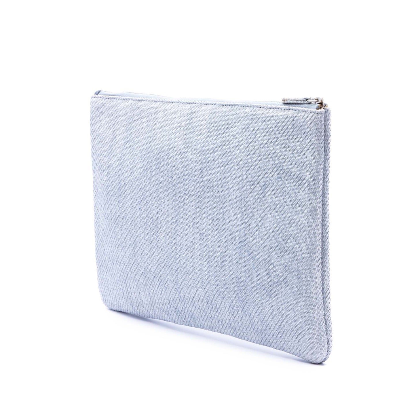 Chanel Large Canvas Deauville O Case Clutch