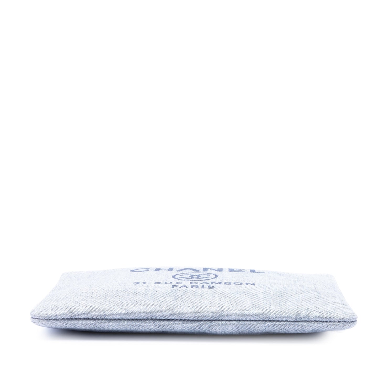 Chanel Large Canvas Deauville O Case Clutch