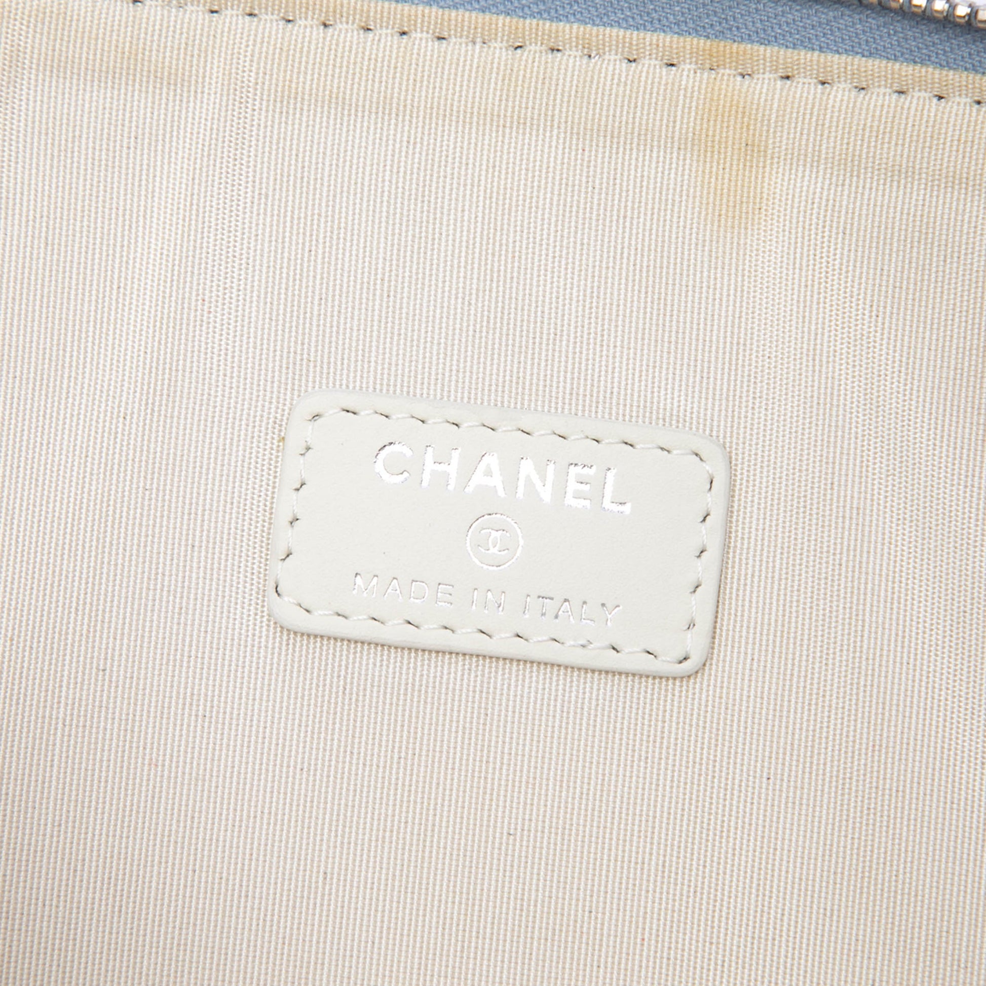 Chanel Large Canvas Deauville O Case Clutch