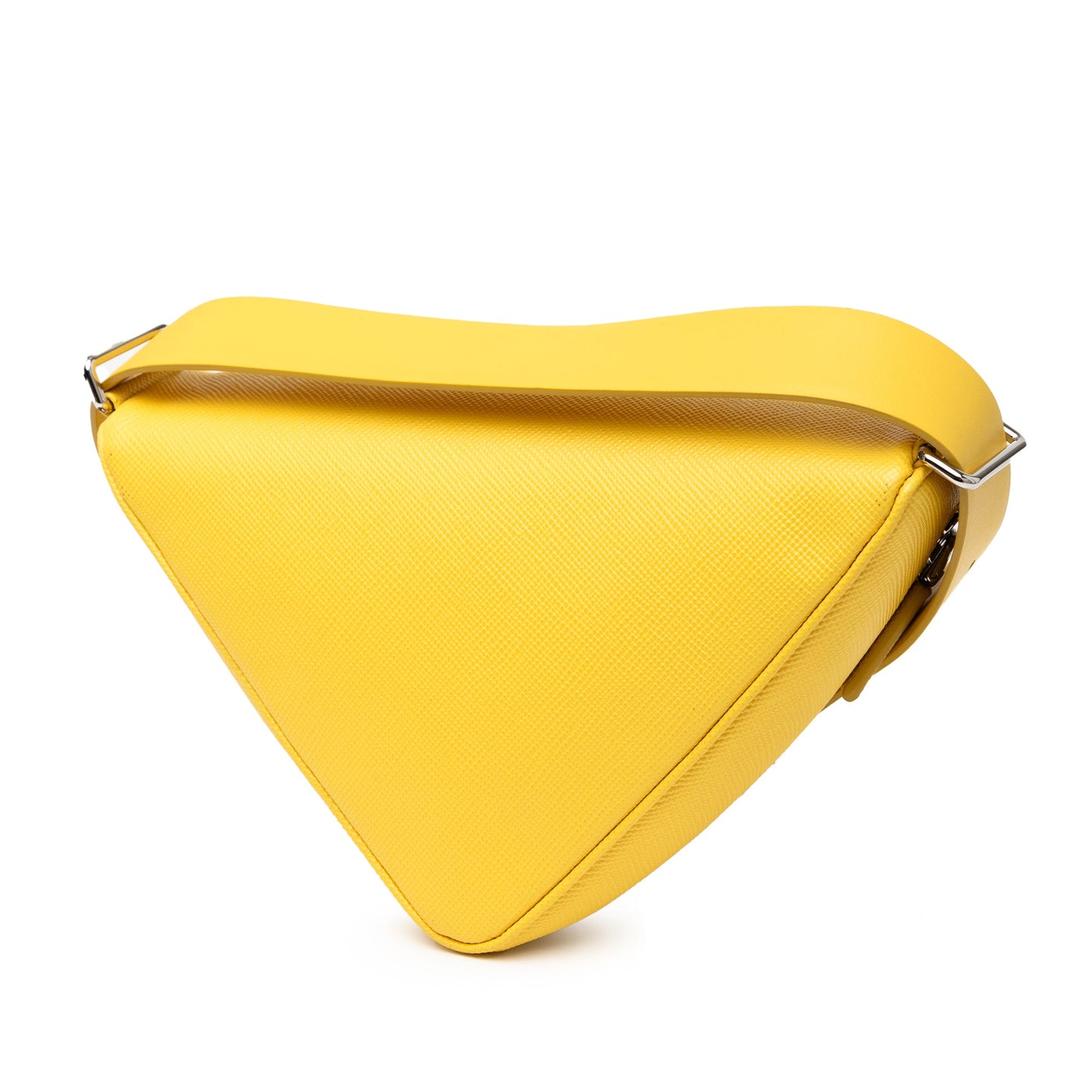 Prada Saffiano Triangle Convertible Shoulder Bag