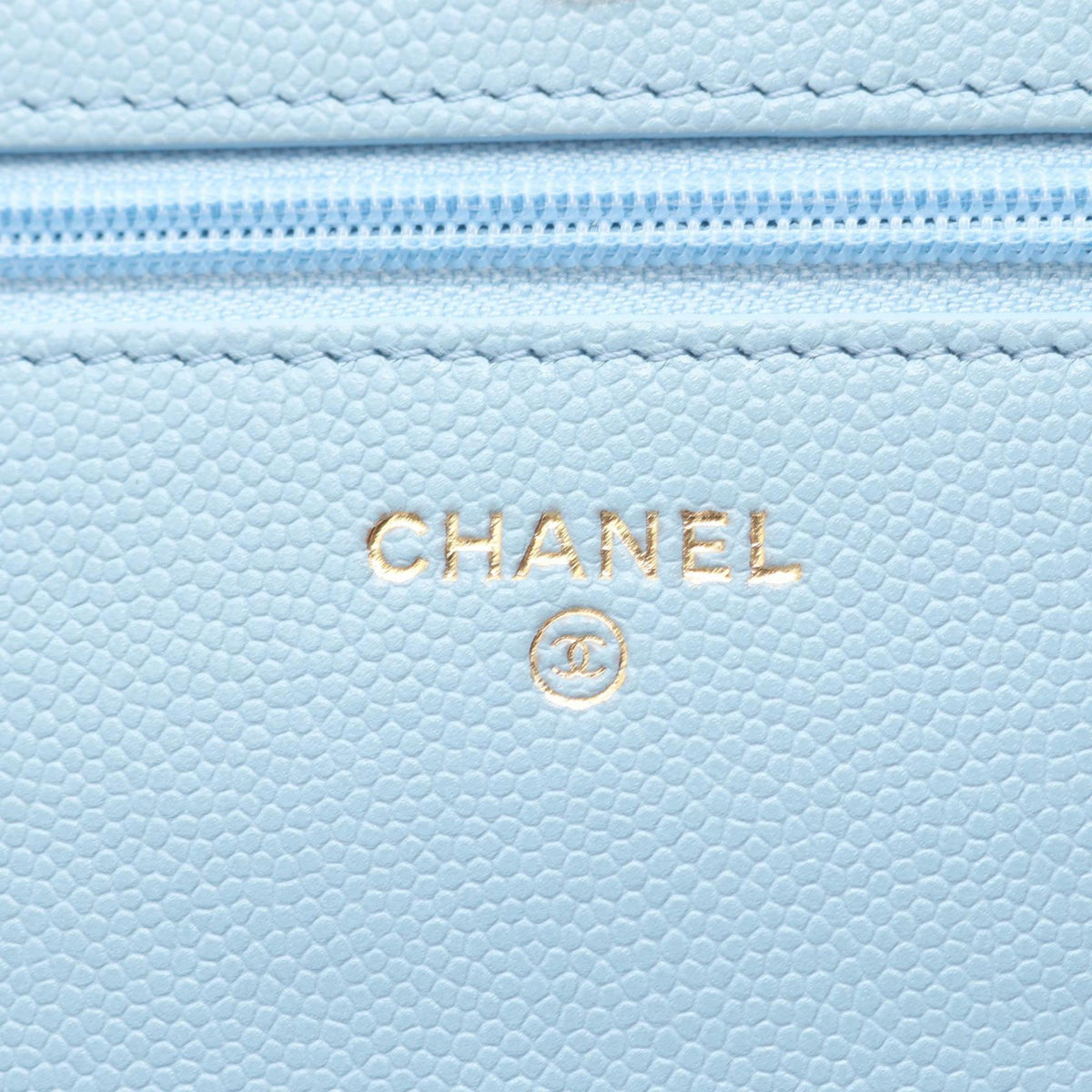 Chanel Quilted Caviar Crystal Enamel CC Wallet On Chain