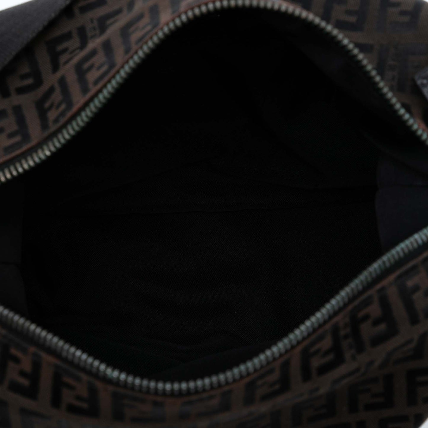 Fendi Zucchino Canvas Shoulder Bag
