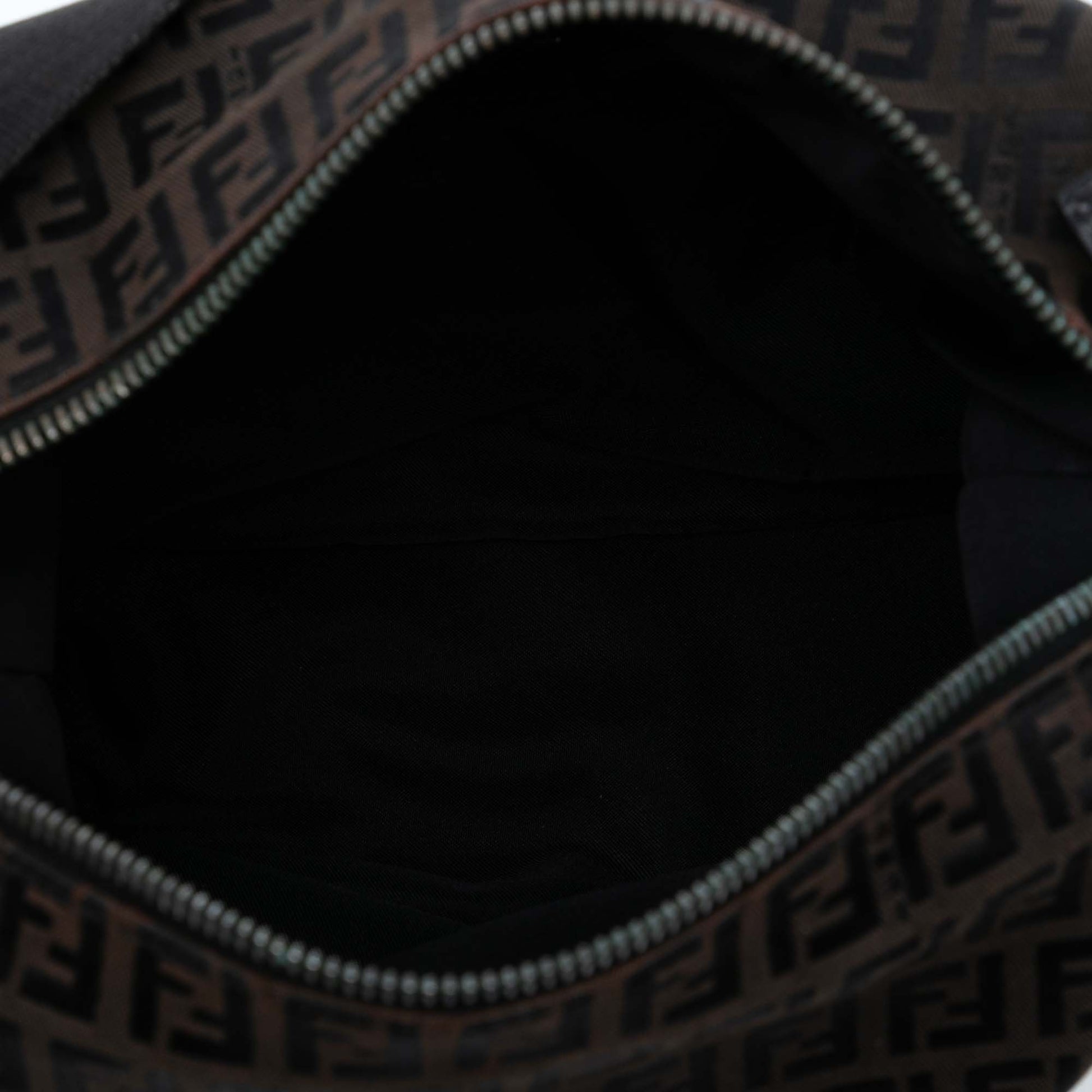 Fendi Zucchino Canvas Shoulder Bag