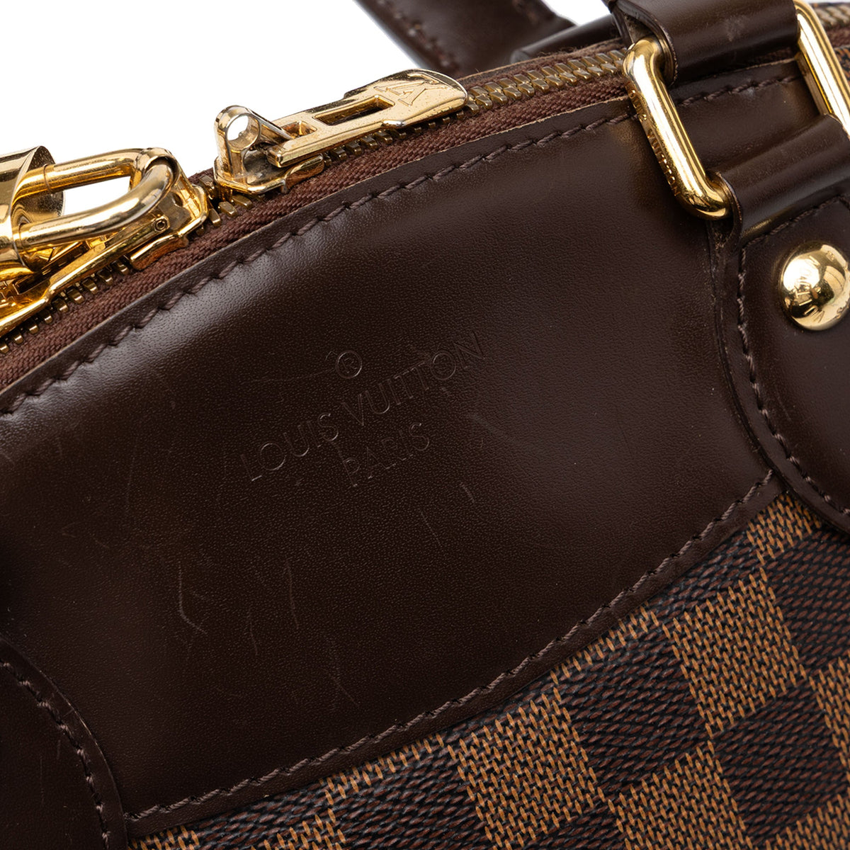 Louis Vuitton Damier Ebene Verona PM — Brown