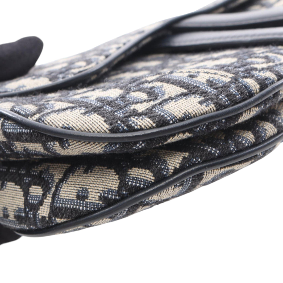 Dior Mini Oblique Canvas Saddle Bag