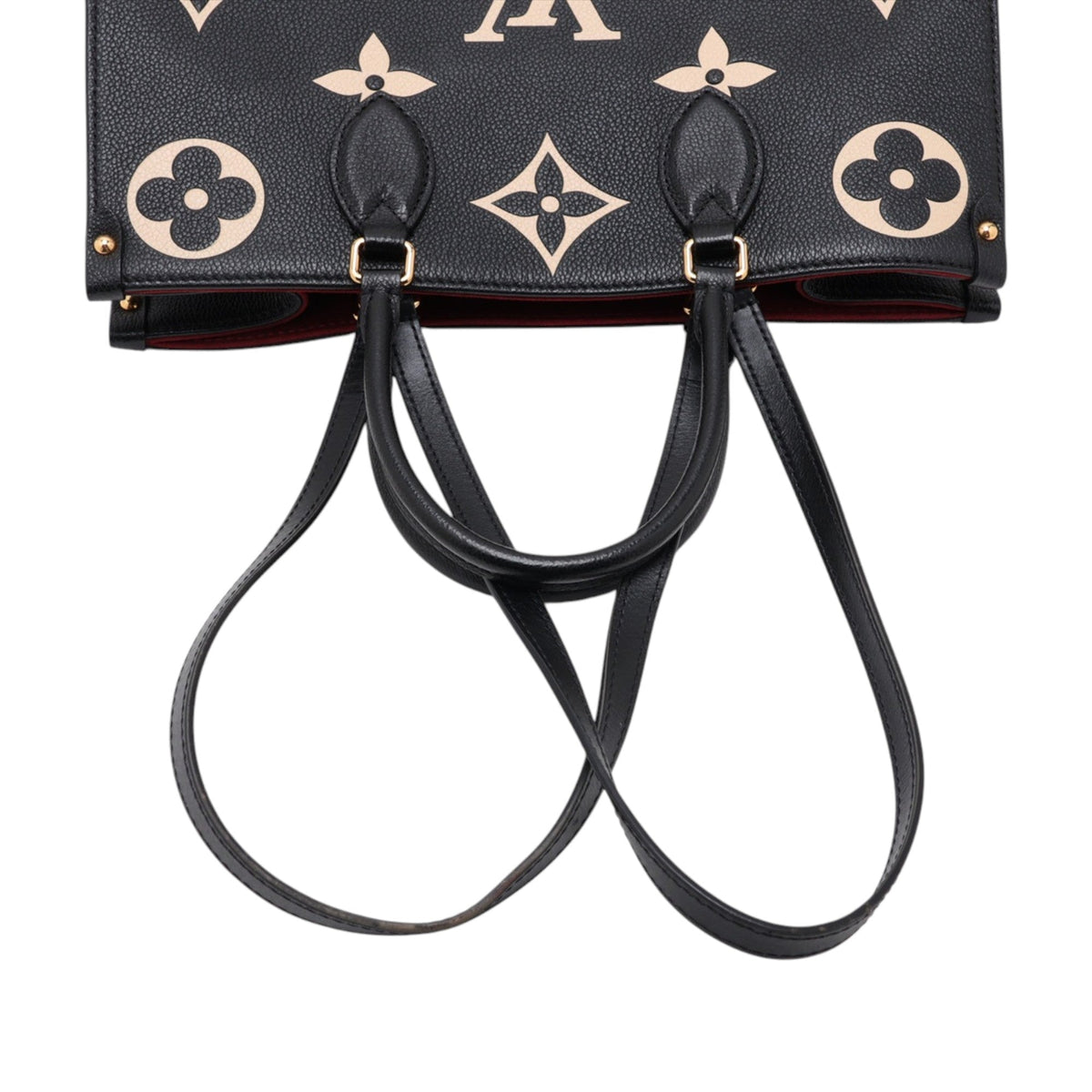 Louis Vuitton Bicolor Monogram Empreinte Giant Onthego MM — Black