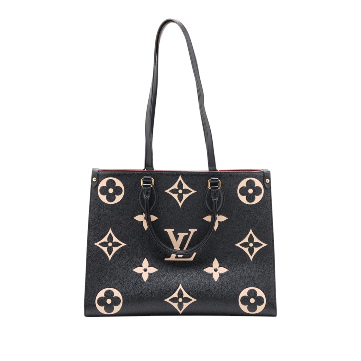 Louis Vuitton Bicolor Monogram Empreinte Giant Onthego MM — Black
