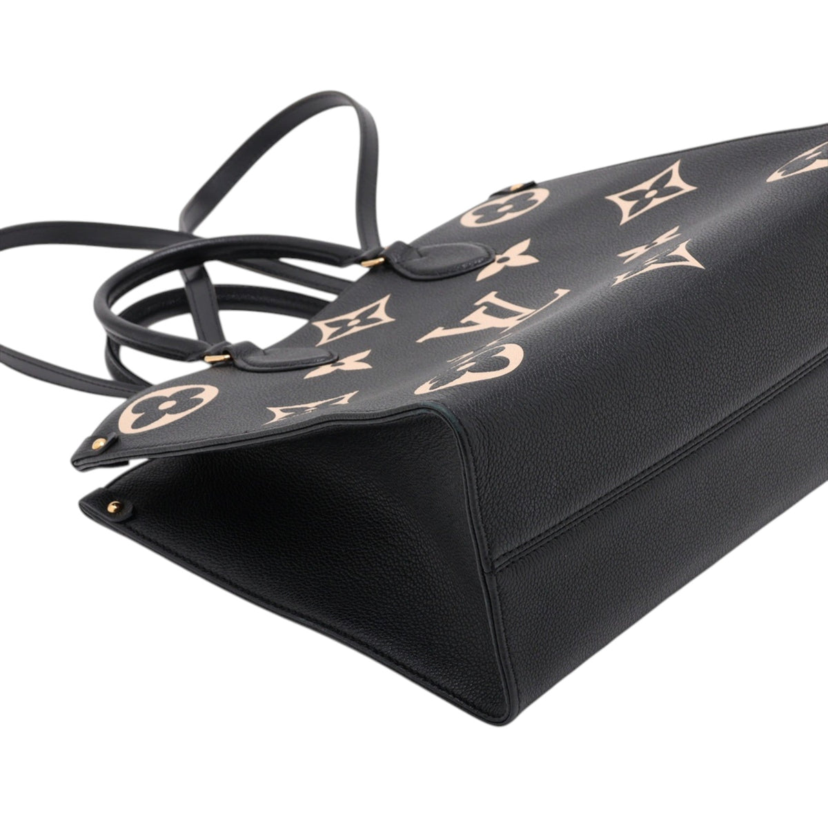 Louis Vuitton Bicolor Monogram Empreinte Giant Onthego MM — Black