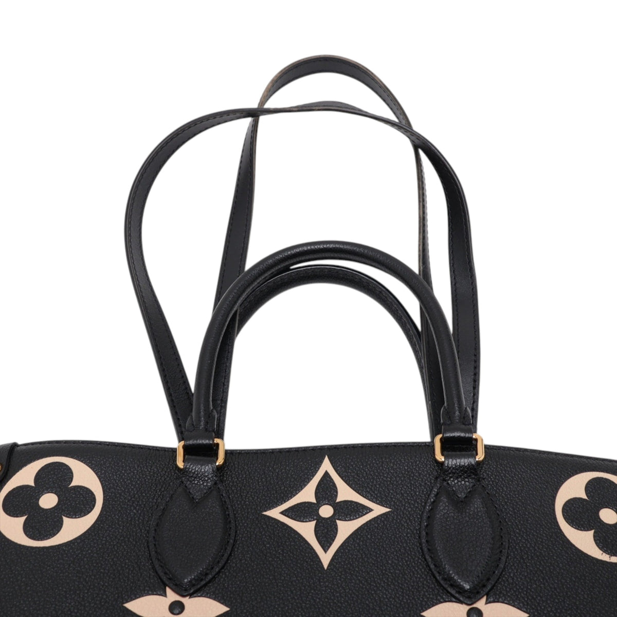 Louis Vuitton Bicolor Monogram Empreinte Giant Onthego MM — Black