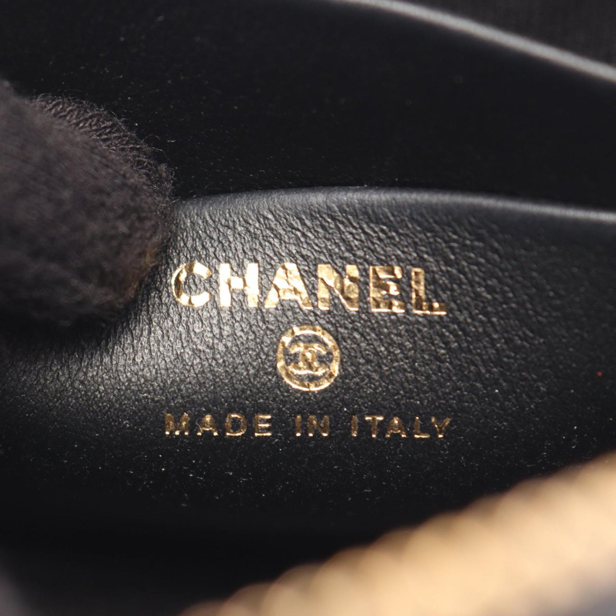 Chanel CC Quilted Patent Dome Satchel — Black