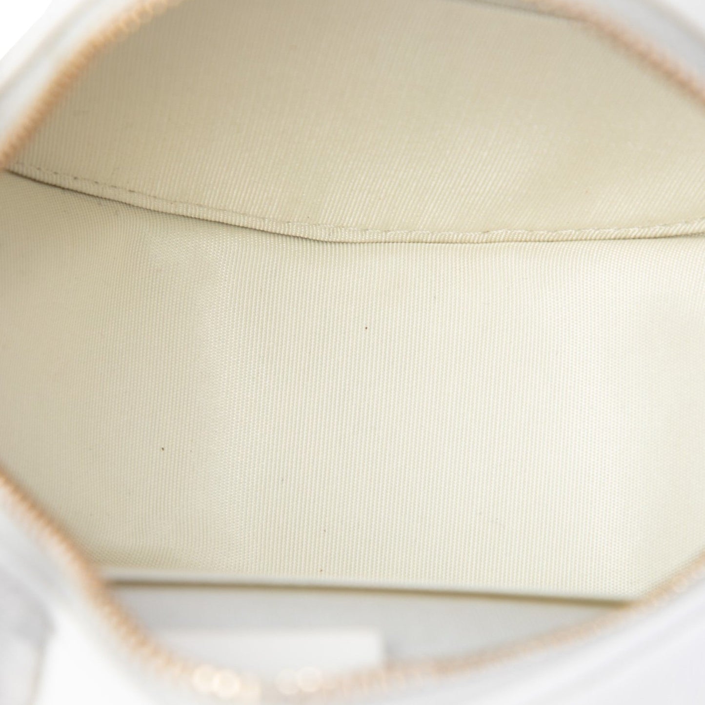 Chanel Quilted Goatskin 19 Round Clutch With Chain