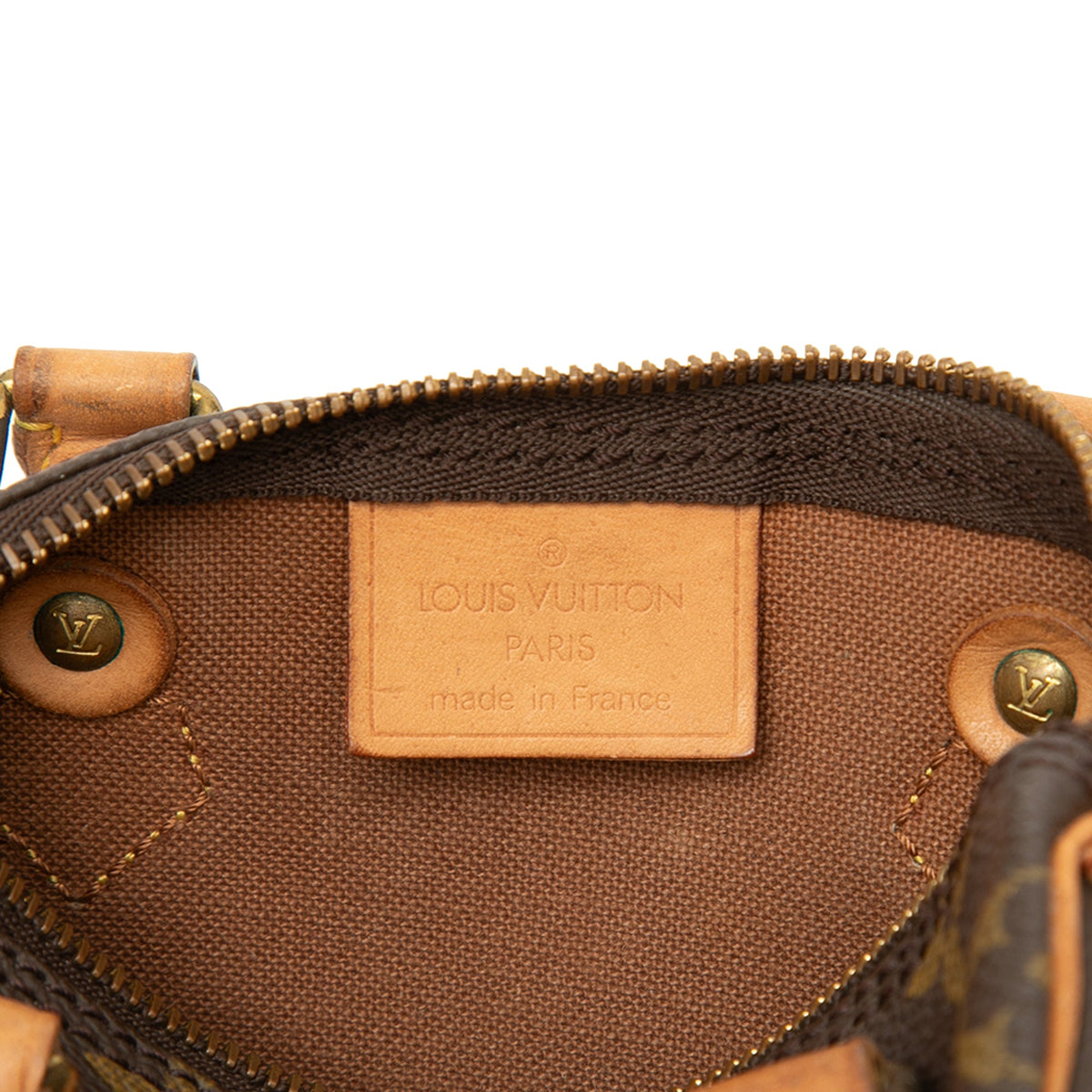 Louis Vuitton Monogram Mini Speedy HL — Brown