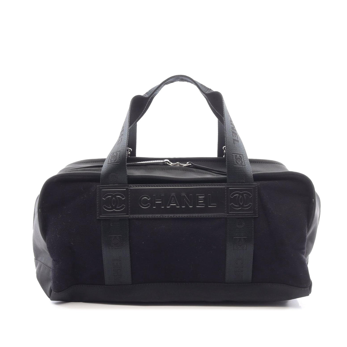 Chanel Sport Line Wool Handbag — Black