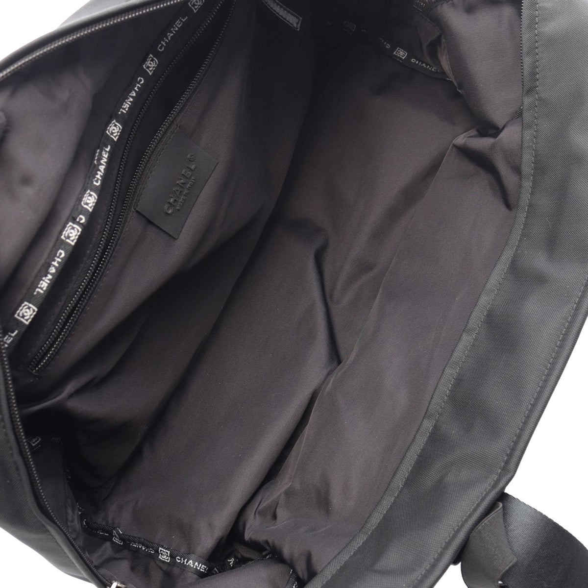 Chanel Sport Line Wool Handbag — Black