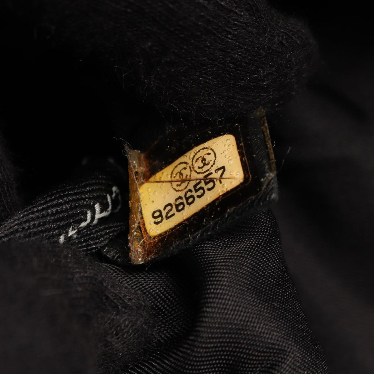 Chanel Sport Line Wool Handbag — Black