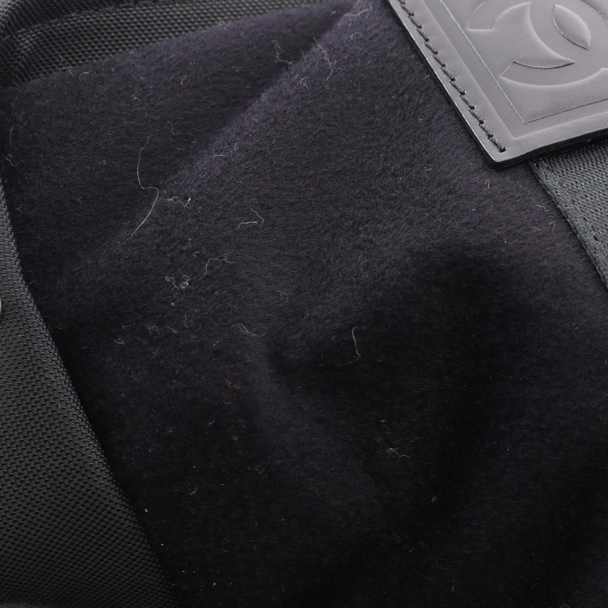 Chanel Sport Line Wool Handbag — Black