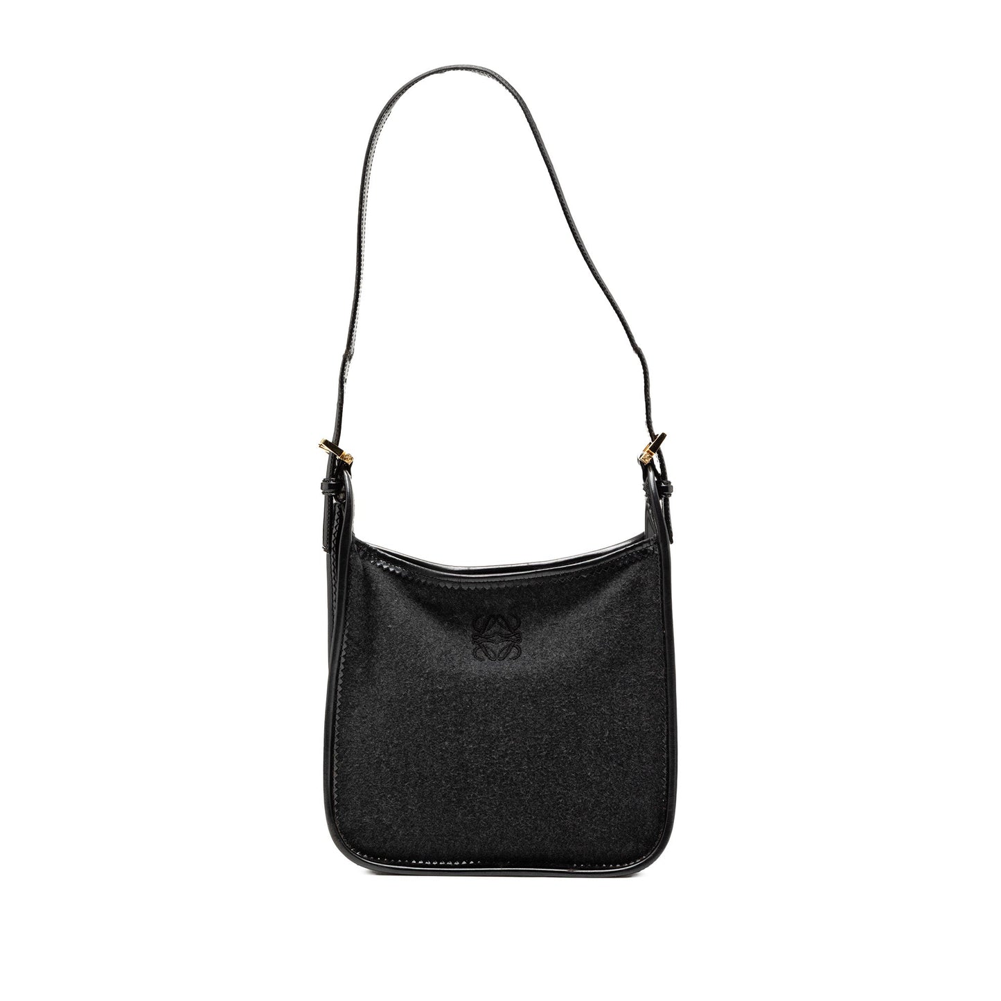 LOEWE Wool Anagram Shoulder Bag