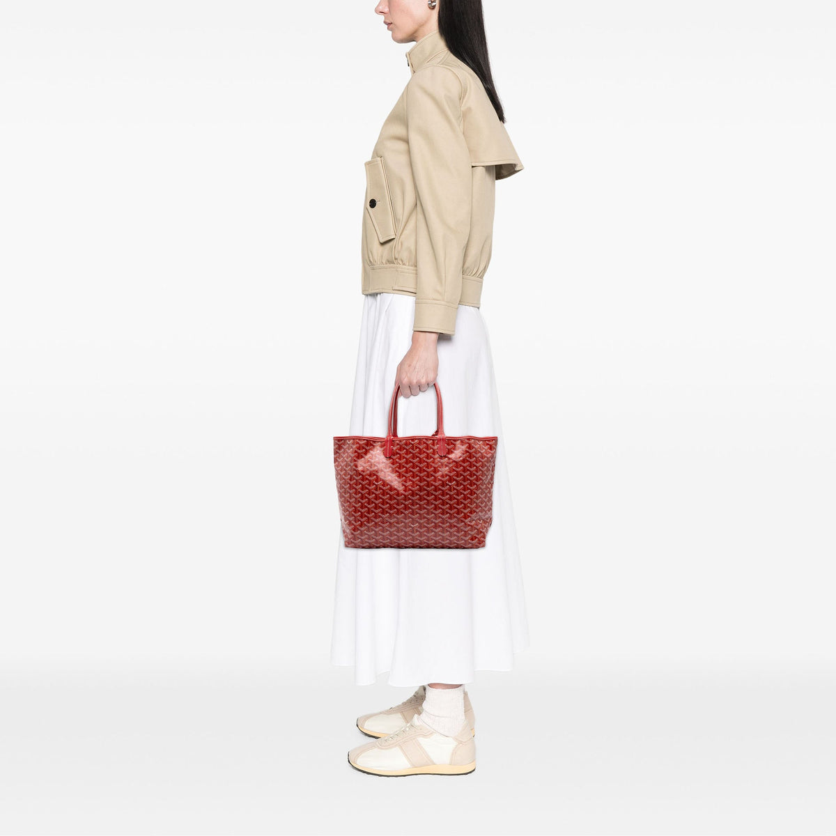 Goyard Goyardine Saint Louis PM — Red