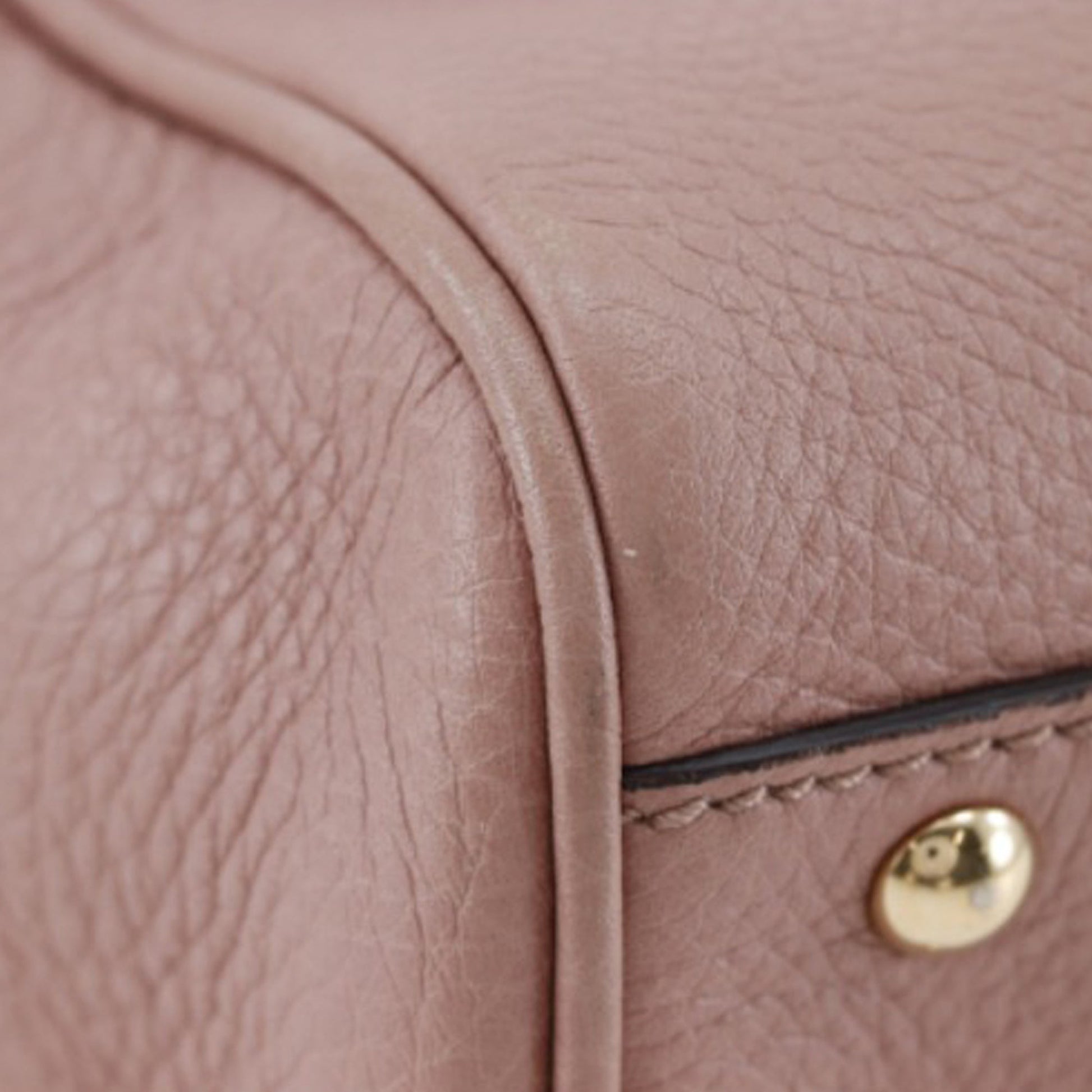 Gucci Mini Calfskin Bamboo Shopper Satchel