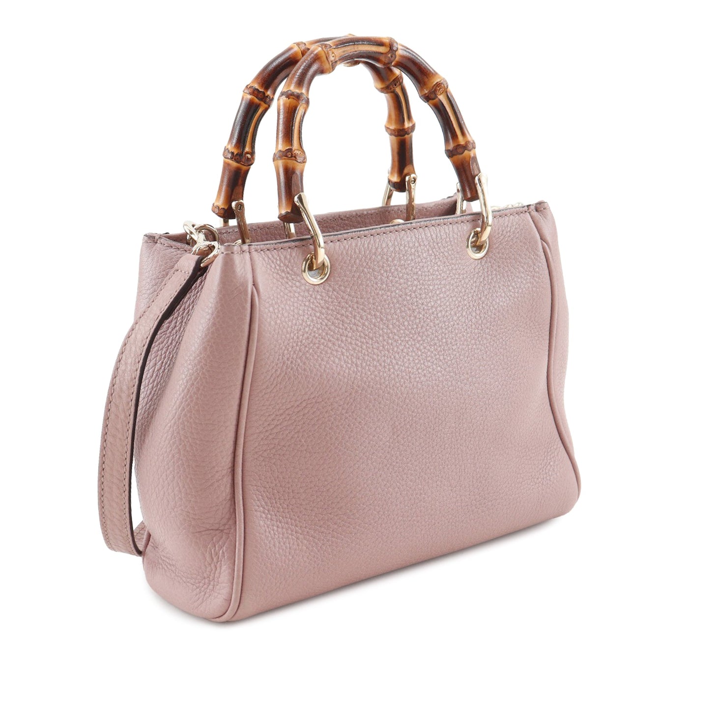 Gucci Mini Calfskin Bamboo Shopper Satchel