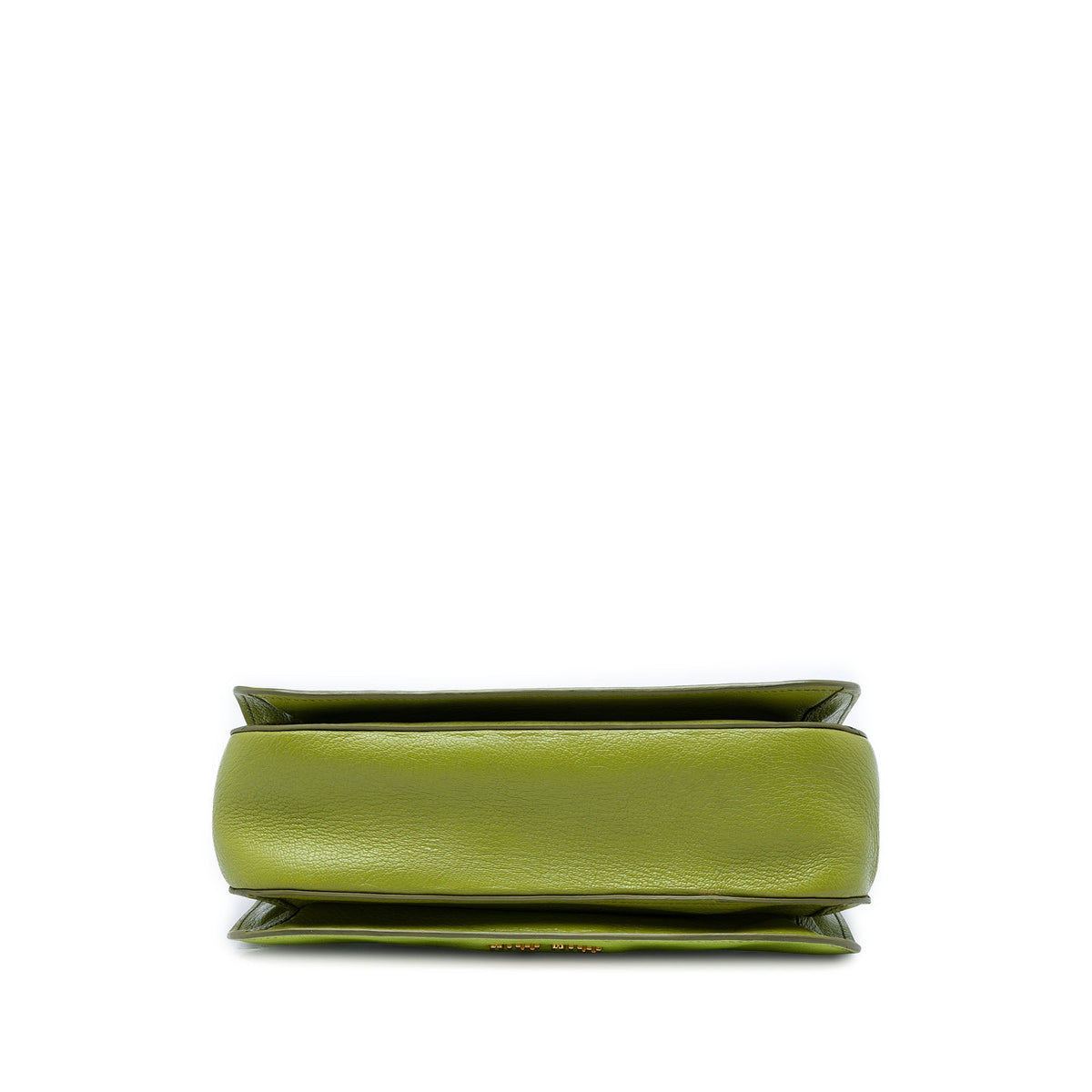 Miu Miu Bicolor Goatskin Madras Satchel
