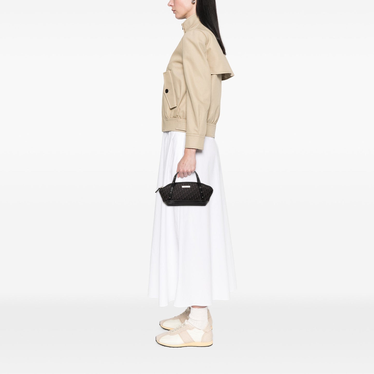 Dior Mini Diorissimo Trotter Canvas Street Chic Handbag