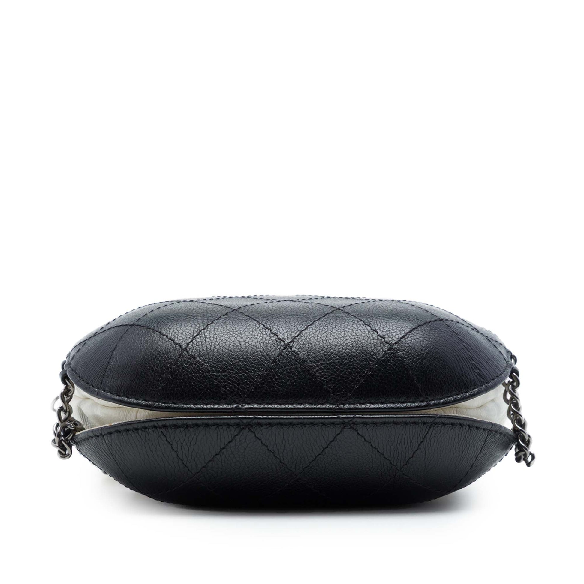 Chanel Small Bicolor Quilted Calfskin Gabrielle Bucket Bag