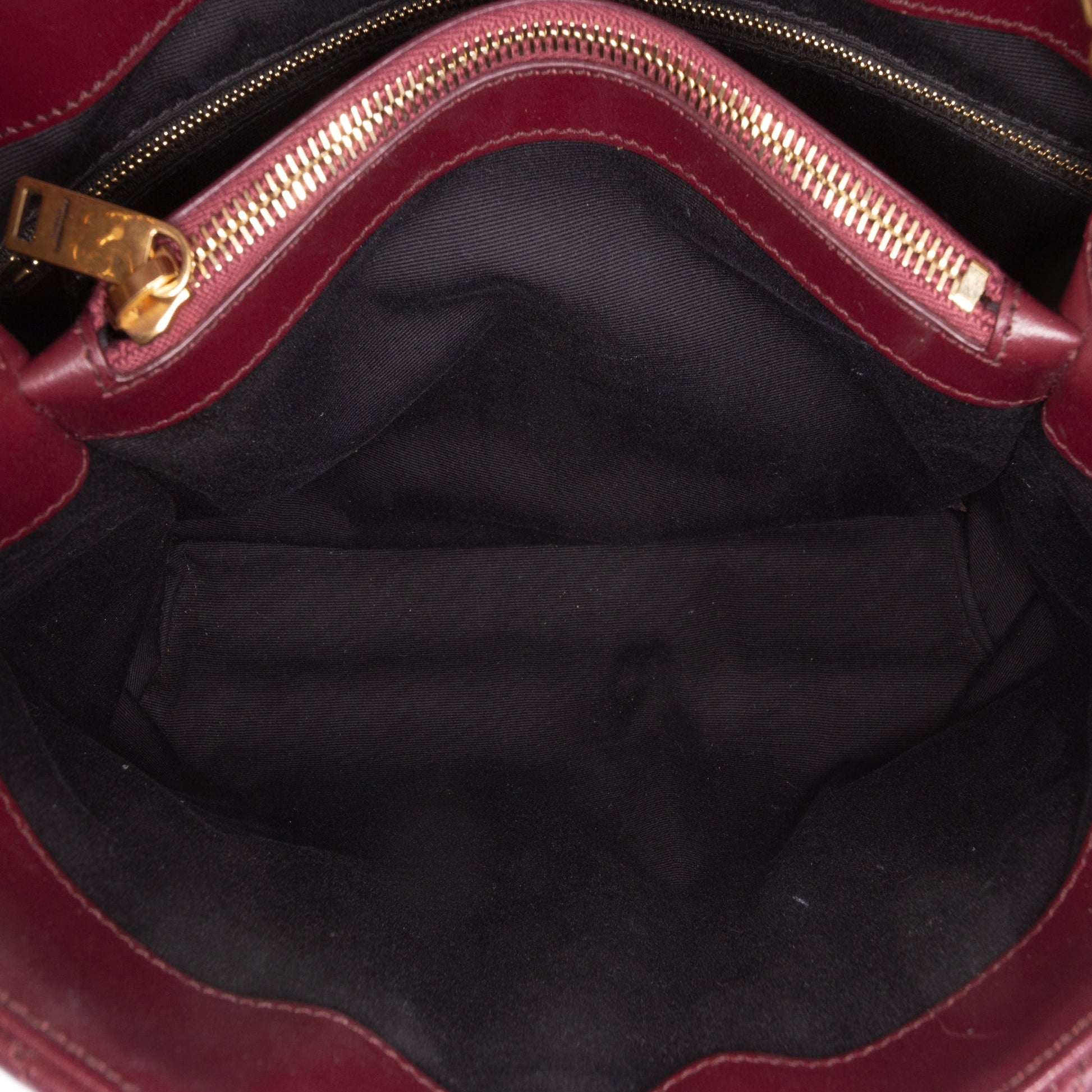 Saint Laurent Medium Matelasse Calfskin Monogram LouLou Shoulder Bag