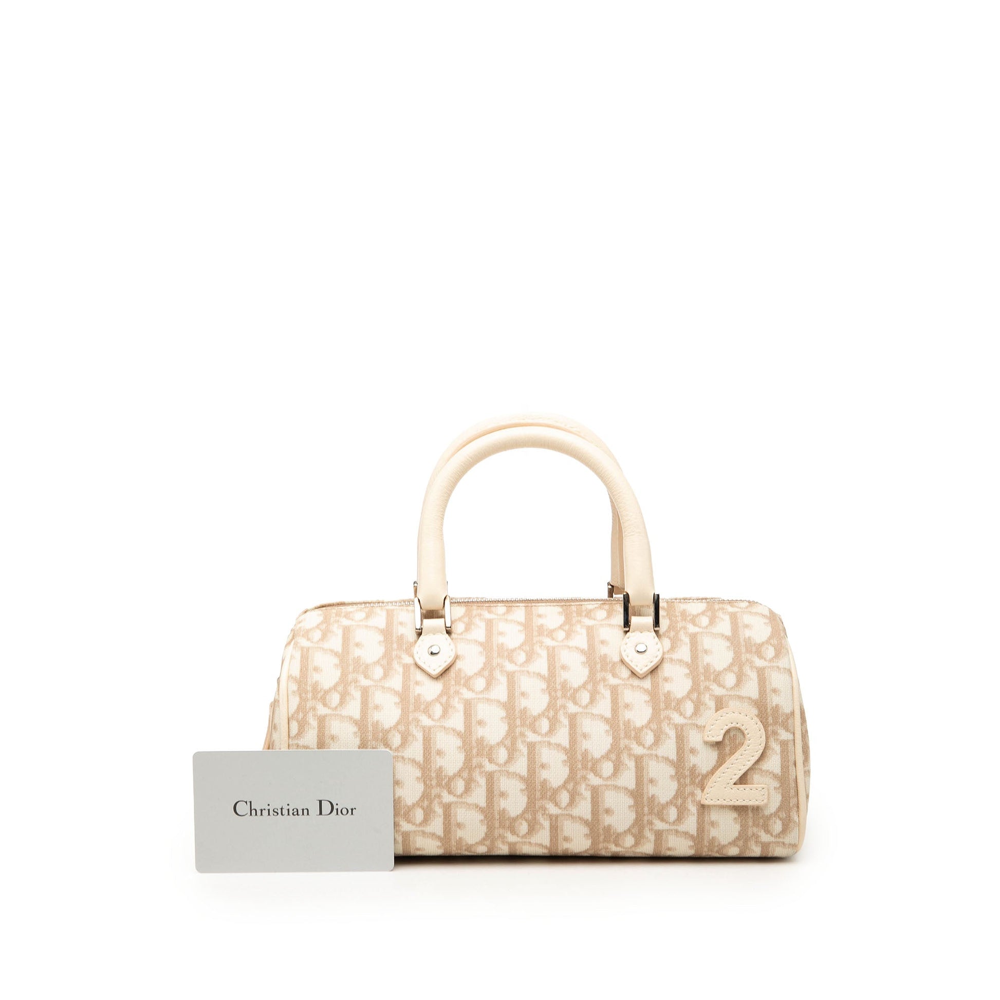 Dior Oblique Canvas Trotter Boston Bag