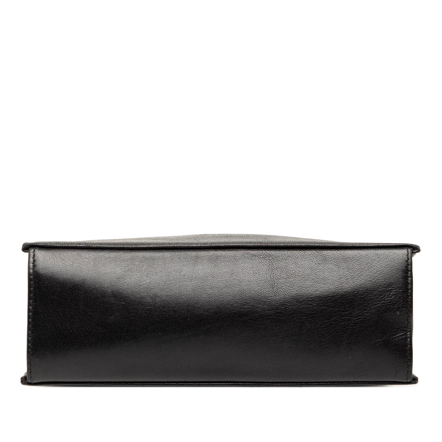 Gucci Leather Crystal Embellished Frame Clutch