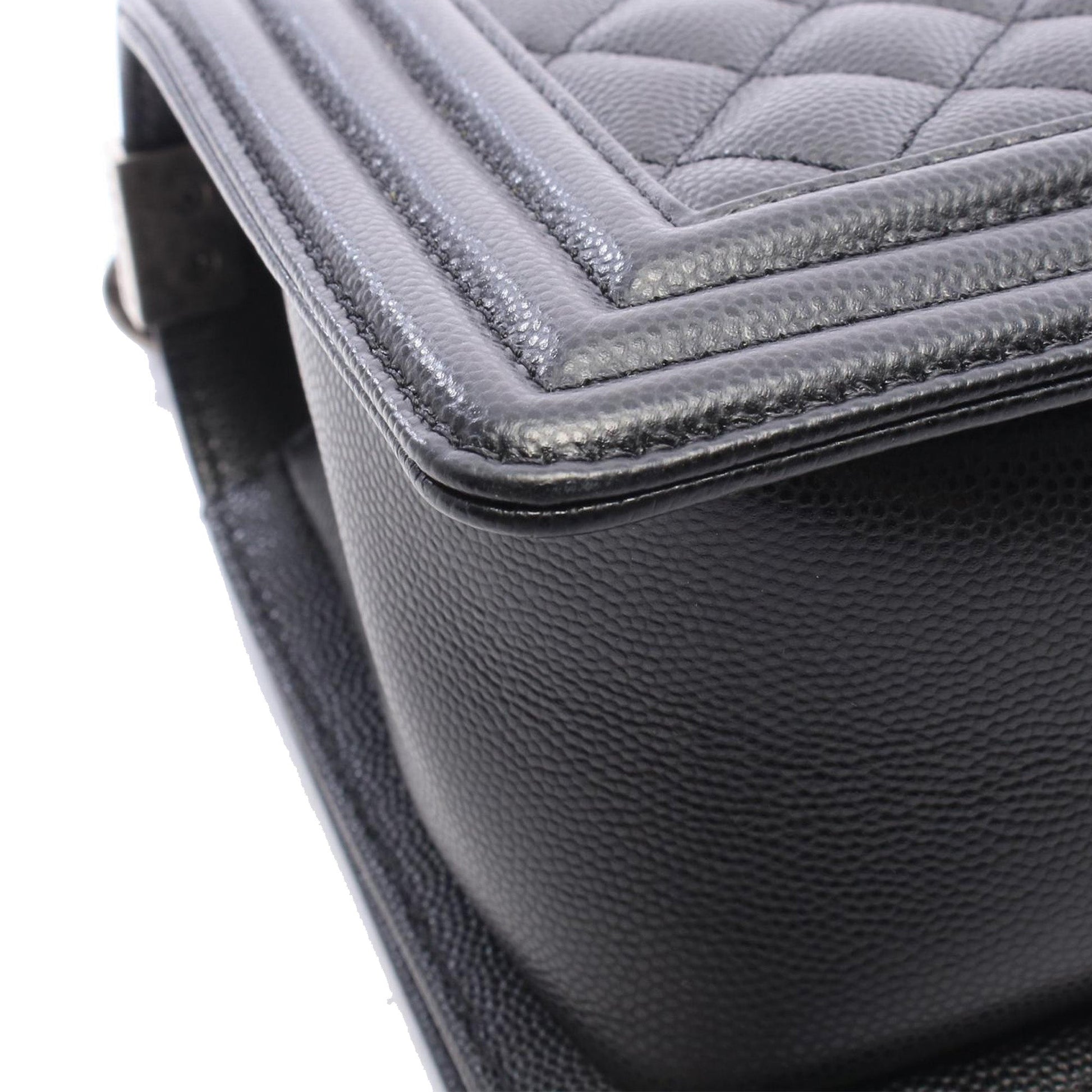Chanel Old Medium Quilted Lambskin Boy Flap