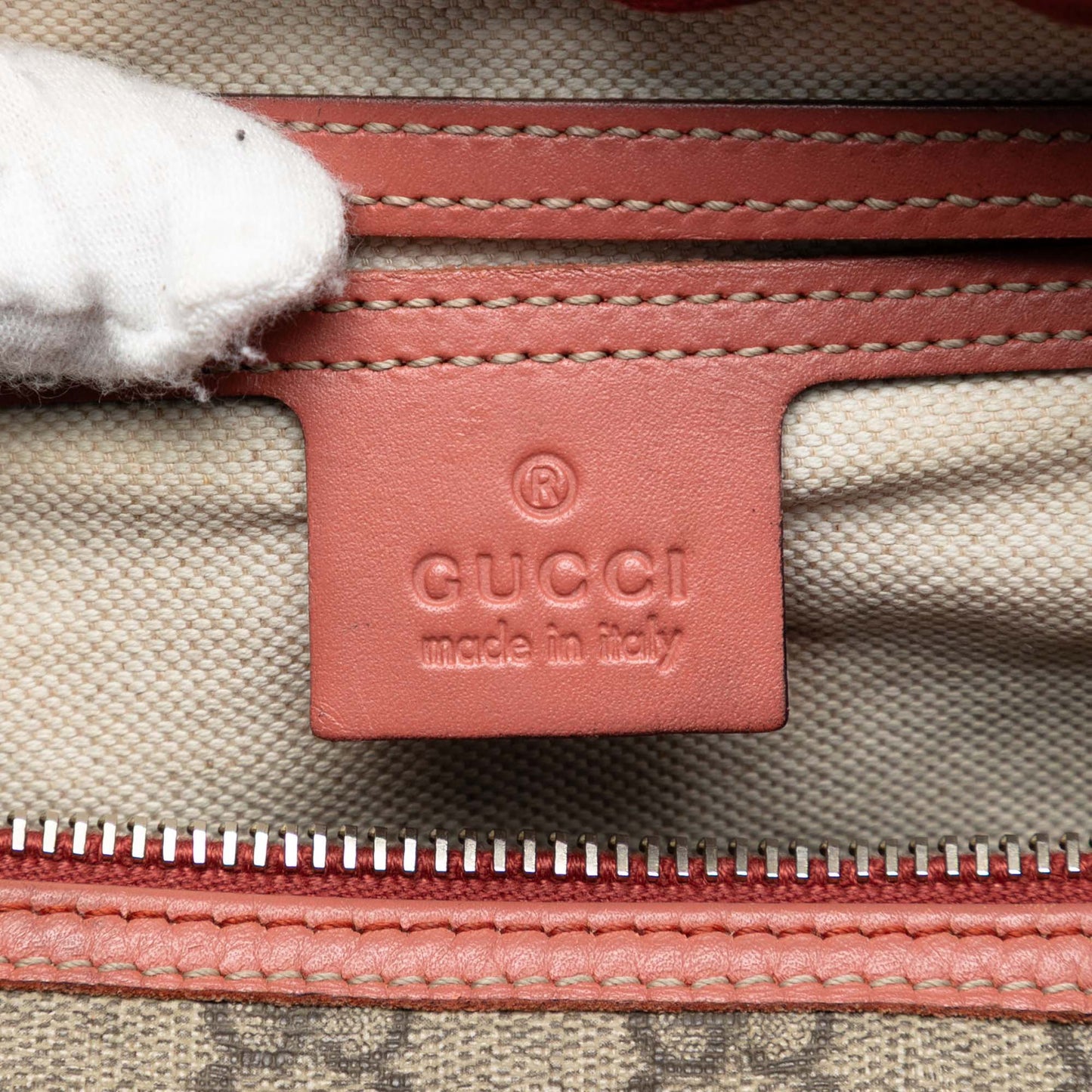 Gucci Medium GG Supreme Joy Boston Bag