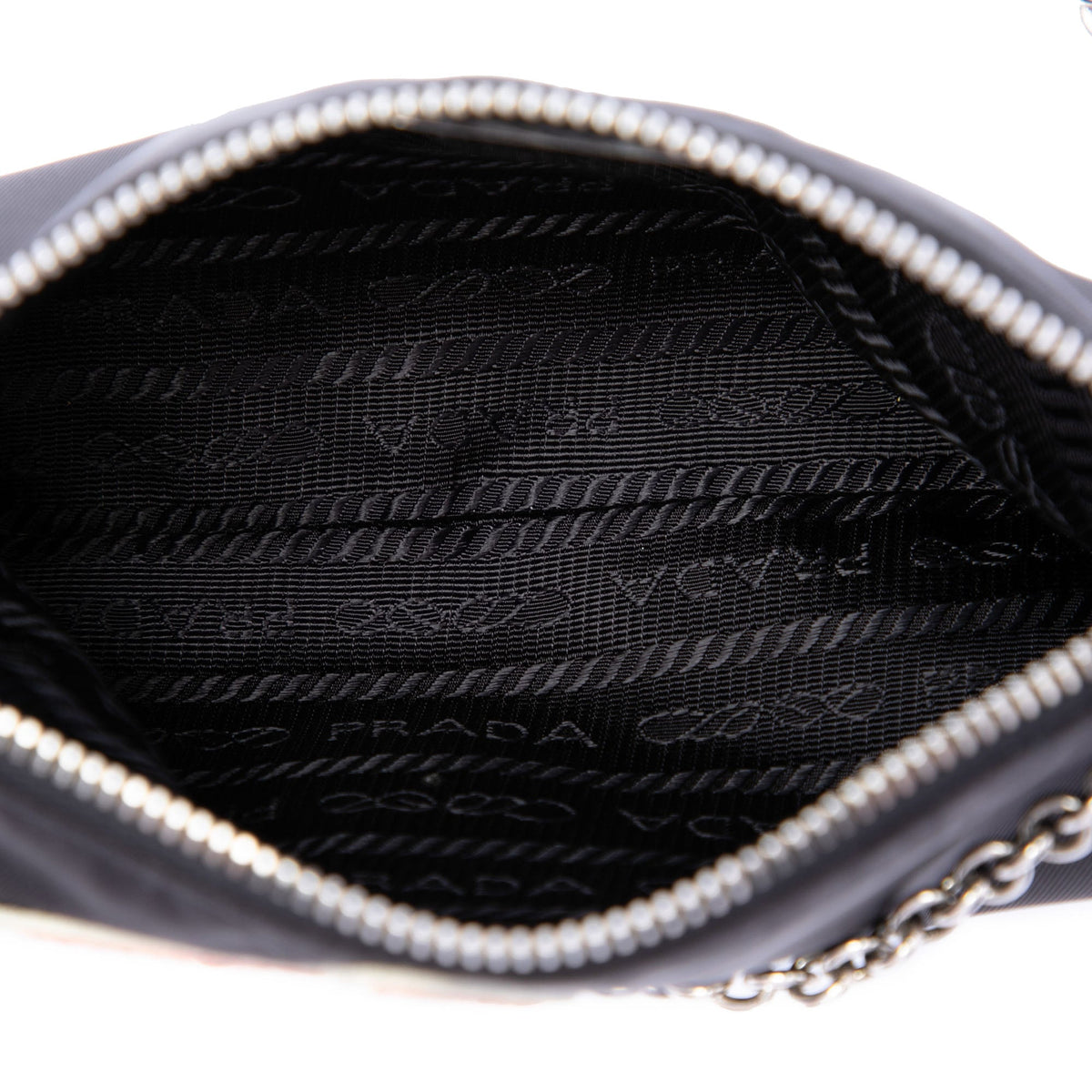 Prada Tessuto Chihuahua Chain Pouch