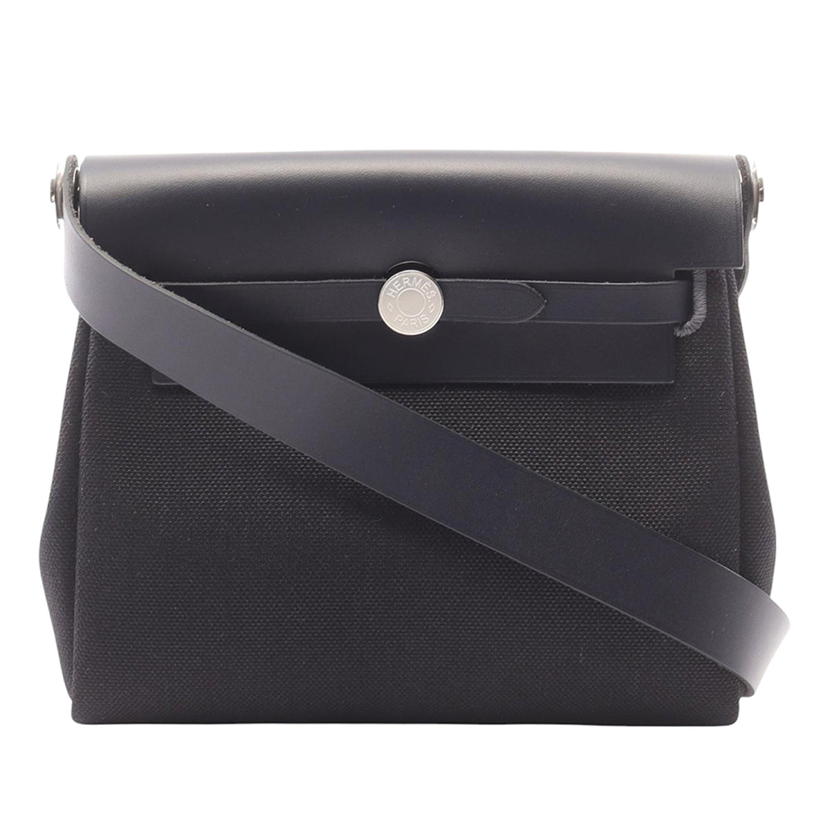 Hermès Military Toile and Vache Hunter Herbag Zip 20