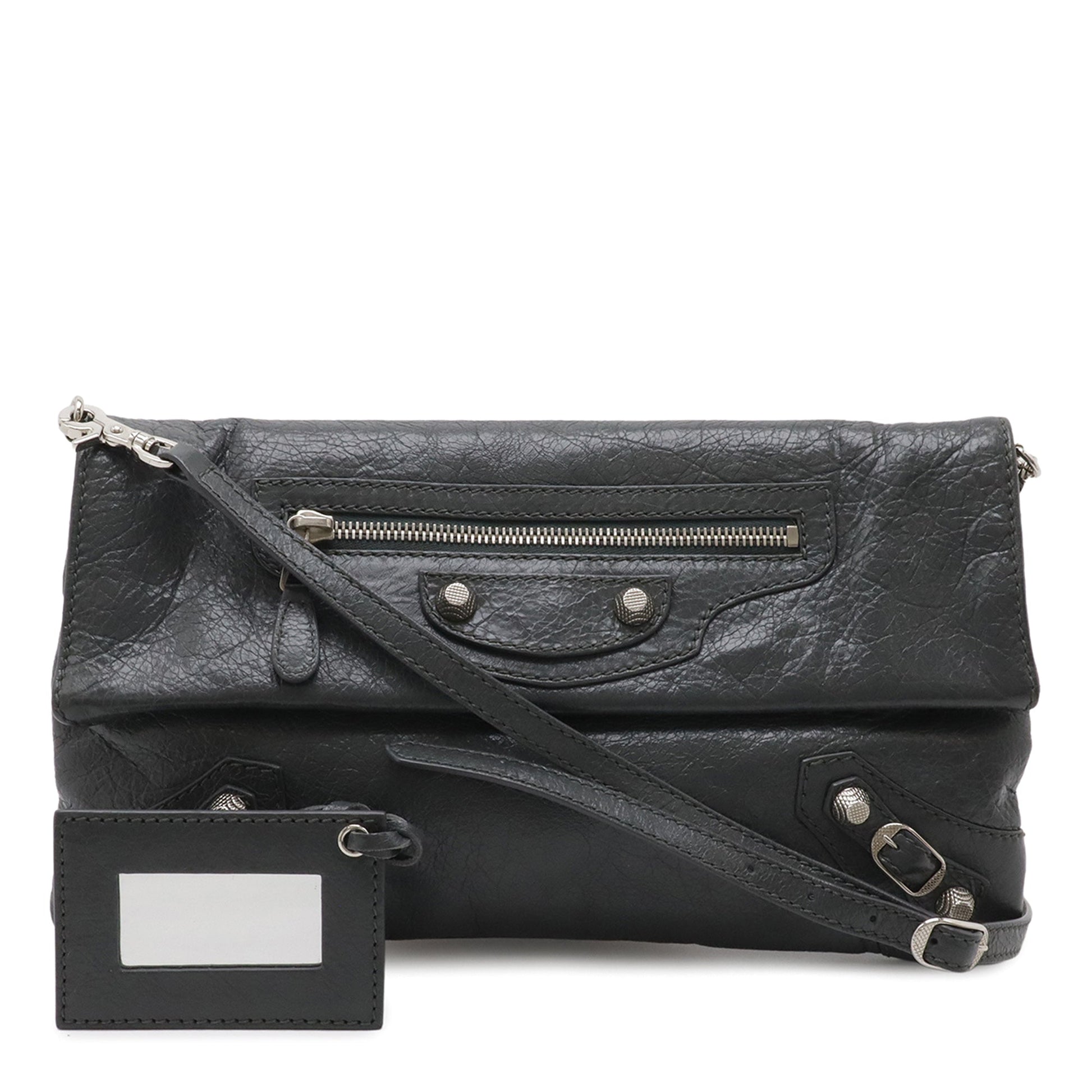Balenciaga Motocross Agneau Giant 12 Envelope Crossbody