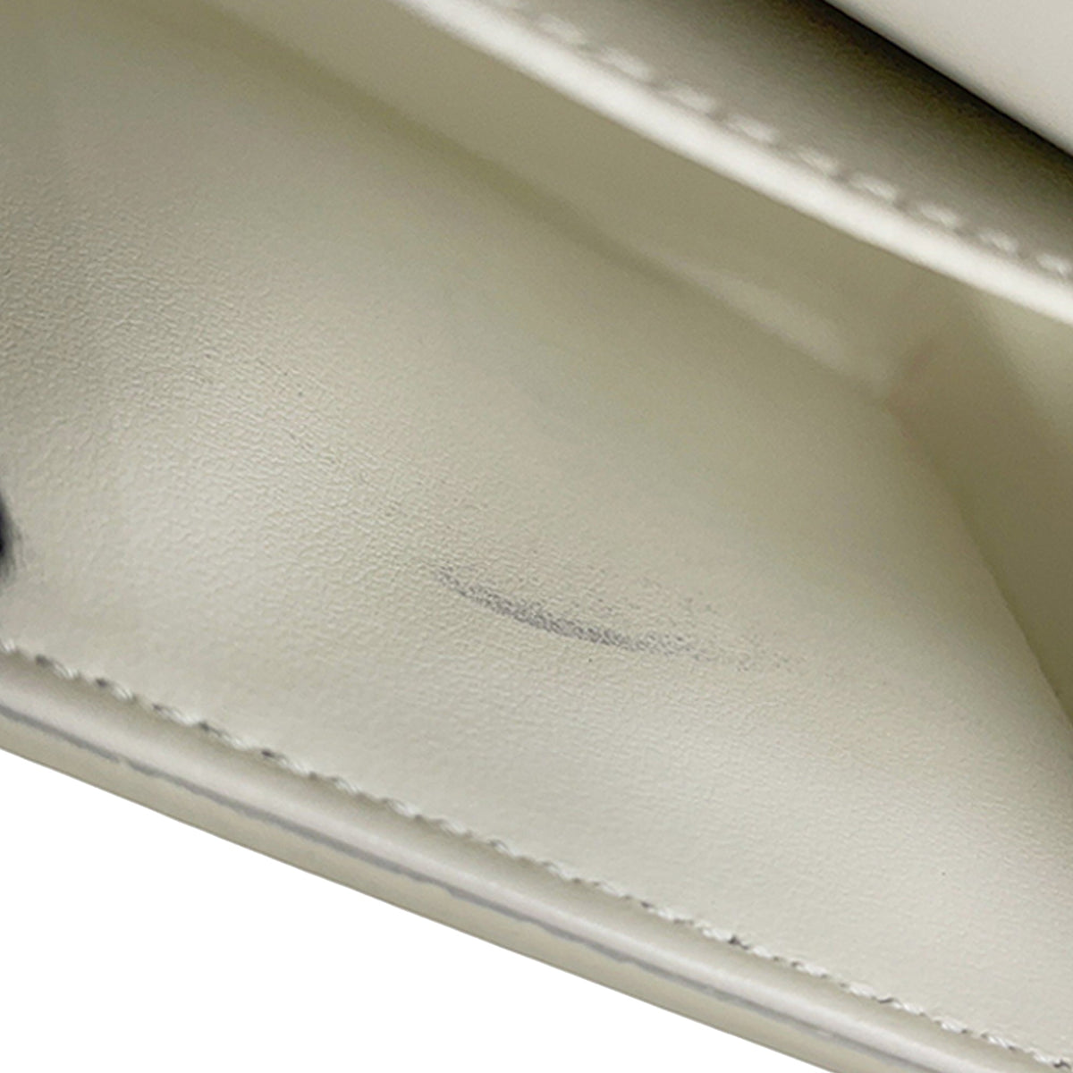 Celine Mini Calfskin Claude Crossbody — White