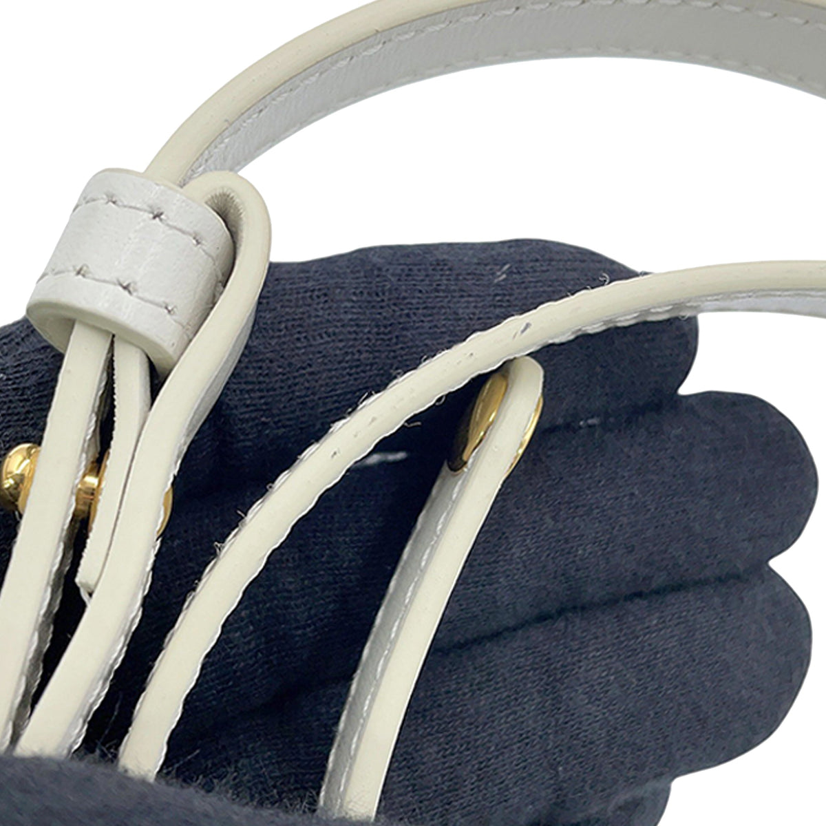 Celine Mini Calfskin Claude Crossbody — White